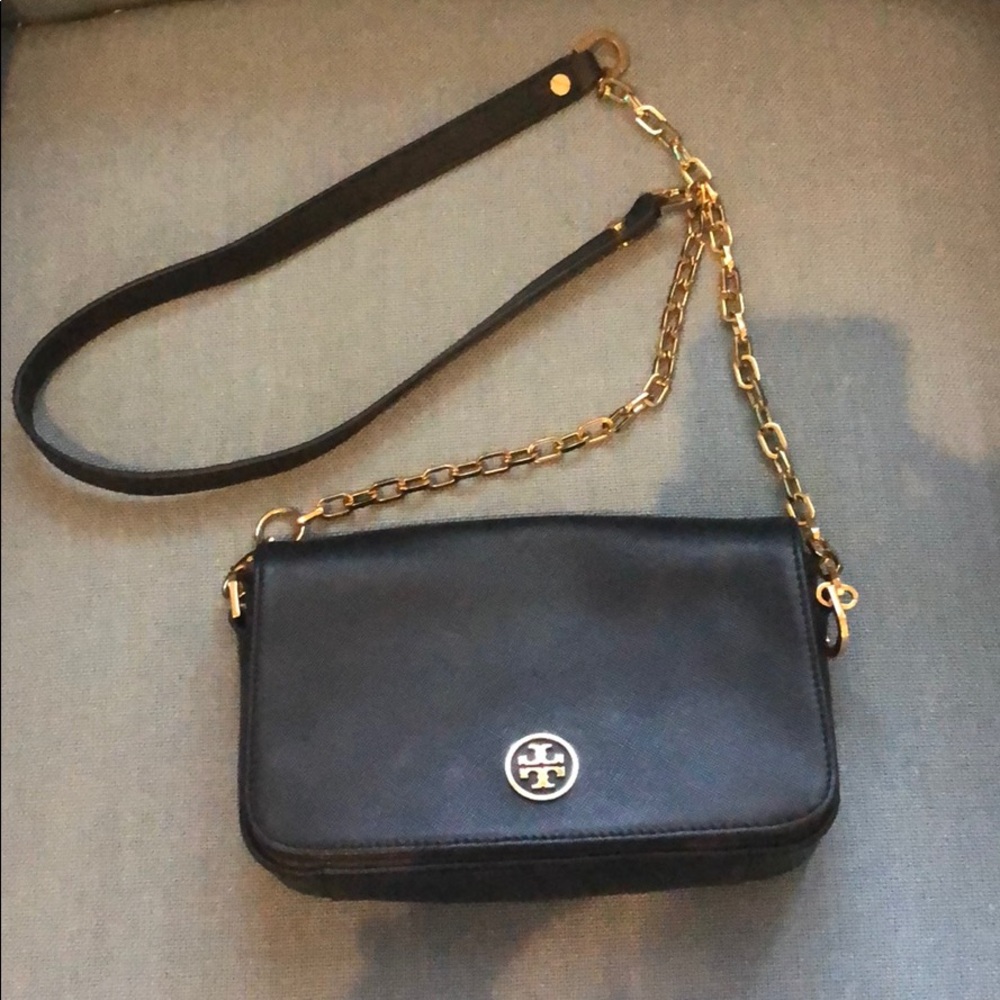 Tory Burch Black Crossbody Bag in great condition!